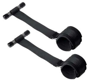 Come Closer Over The Door Cuffs | Black | Fetish