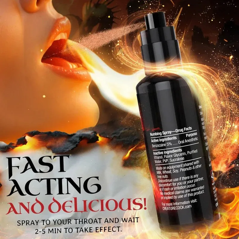 Creature Cocks Deep Throat Numbing Spray Cinnamon by XR