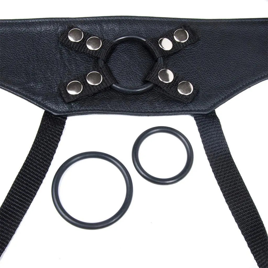 Crown Harness. Black Leather