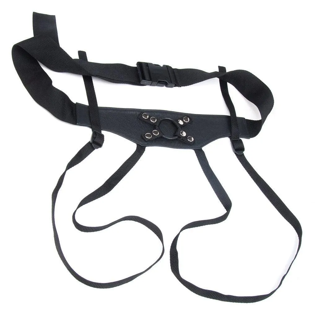 Crown Harness. Black Leather