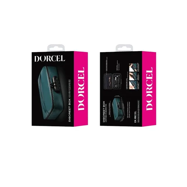 Cutie pentru jucării sexuale DORCEL Discreet Box. cu lacăt cu cifru. design discret și aspect premium. culoare verde