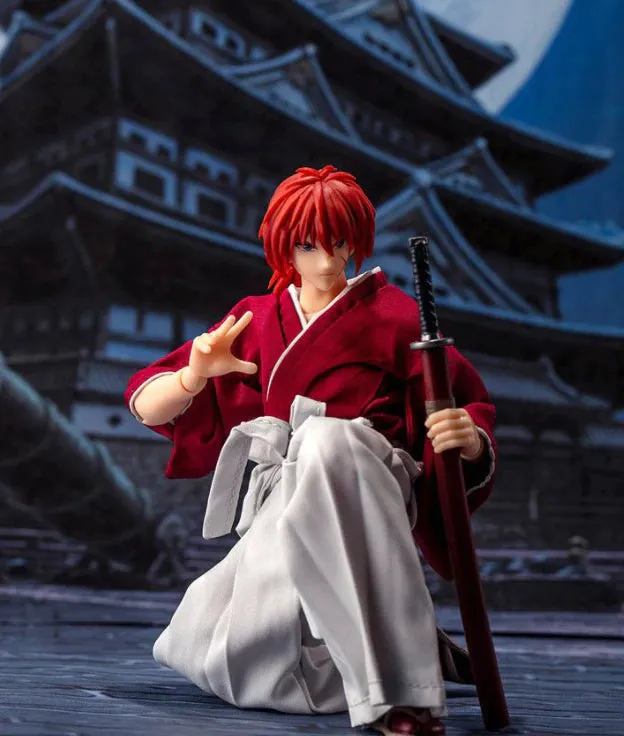 Dasin Models 6 Inch Rurouni Kenshin Himura Kenshin Samurai X Red Version