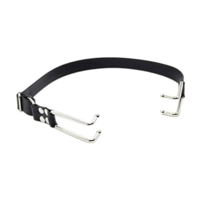 Deschizător de gură TOYZ4LOVERS Fetish Art Mouth Spreader. pentru jocuri erotice BDSM. negru cu argintiu (00904294)