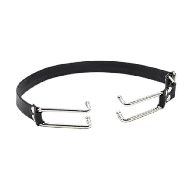 Deschizător de gură TOYZ4LOVERS Fetish Art Mouth Spreader. pentru jocuri erotice BDSM. negru cu argintiu (00904294)