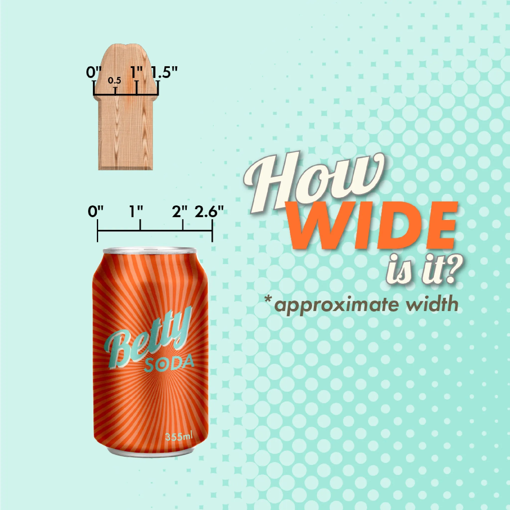Dillio Platinum Wild Thing 7 Inch Peach Silicone Dildo