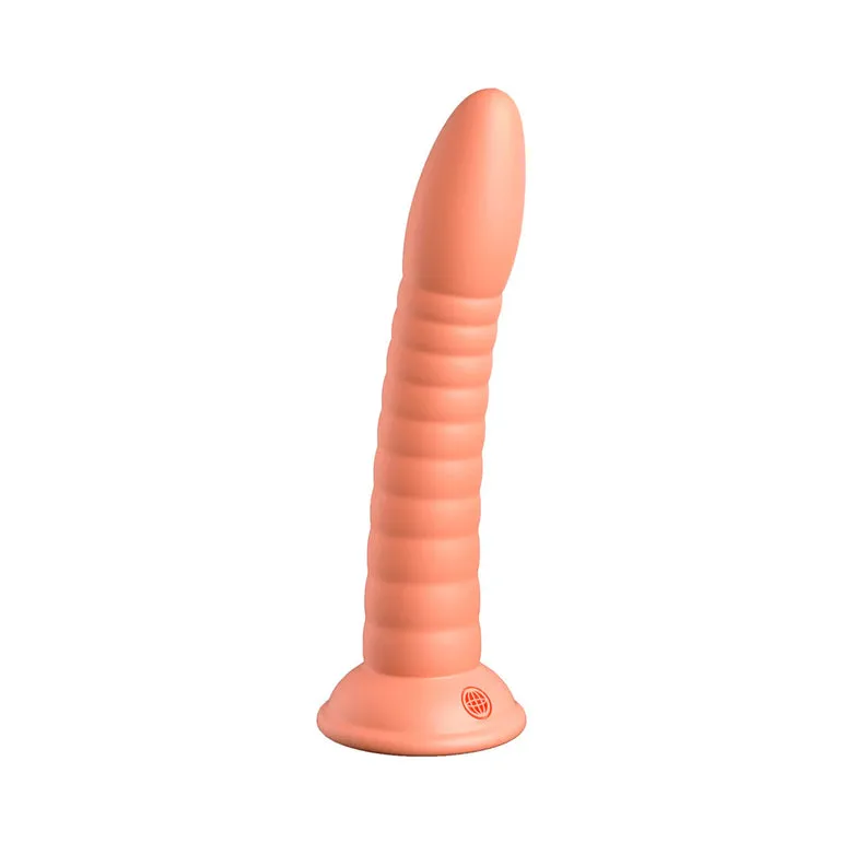 Dillio Platinum Wild Thing 7 Inch Peach Silicone Dildo