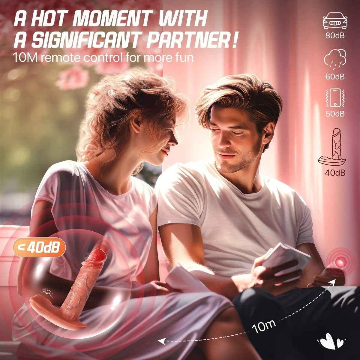 DINA| 3 in 1 7 Thrusting & Vibrating Realistic Dildo