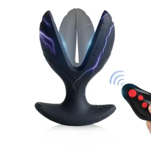 Electric Stim  Anal Dilator | 8 Modes Vibrating | Flared | Silicone | USB