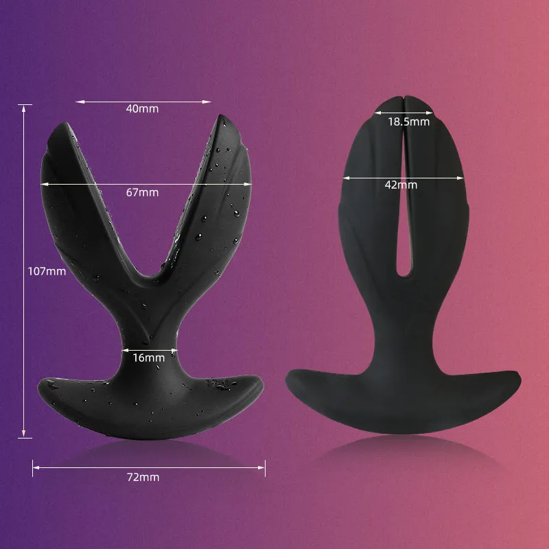 Electric Stim  Anal Dilator | 8 Modes Vibrating | Flared | Silicone | USB