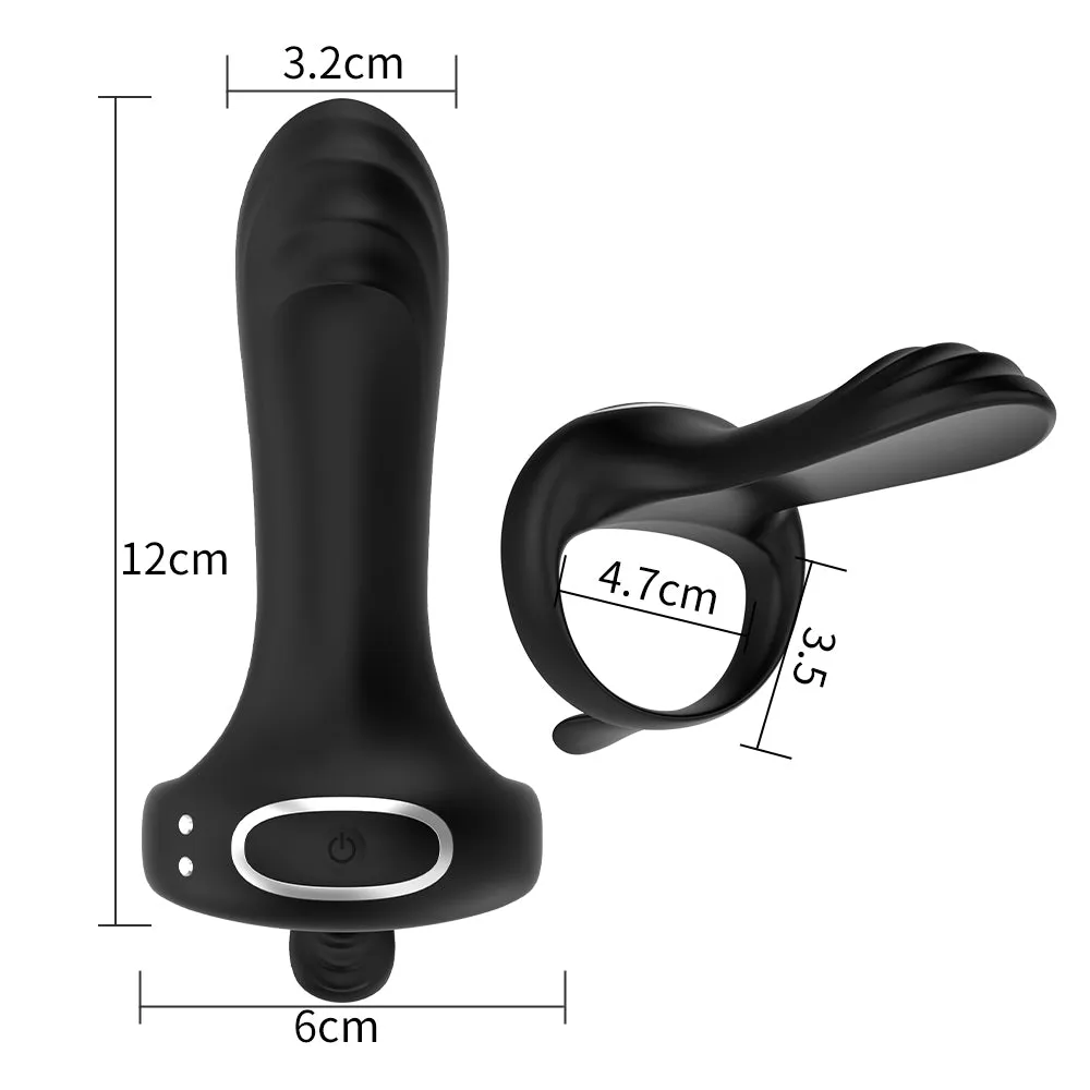Eros Silent App Vibrating Cock Ring | Couples Remote Control | Extra Girth