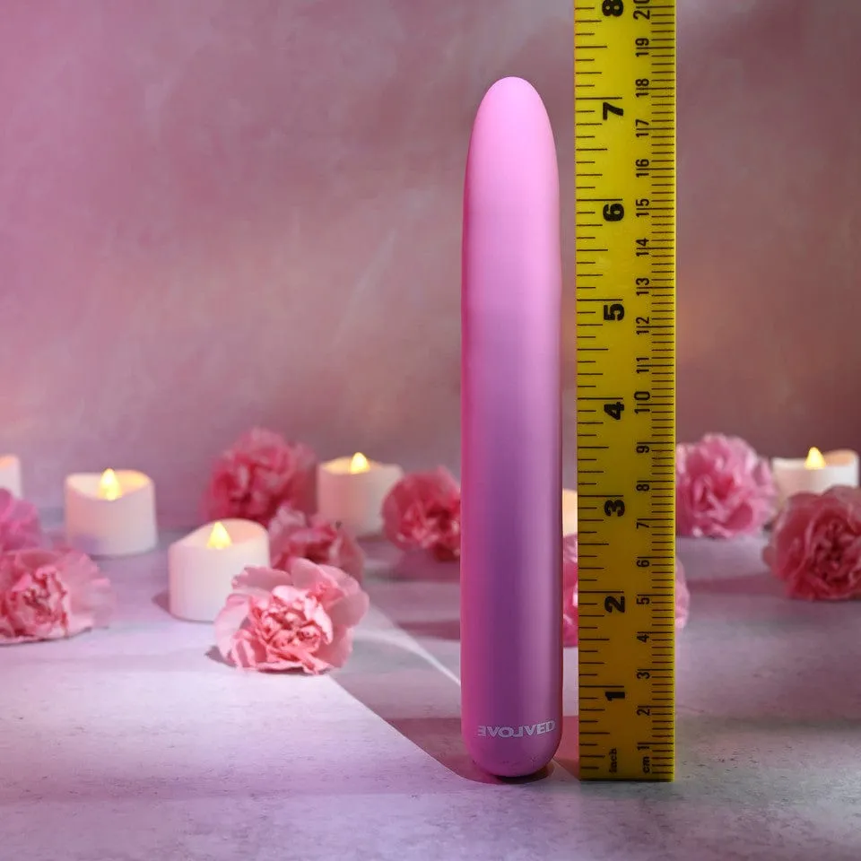 Evolved - Carnation Vibrating Dildo Vibrator (Pink)
