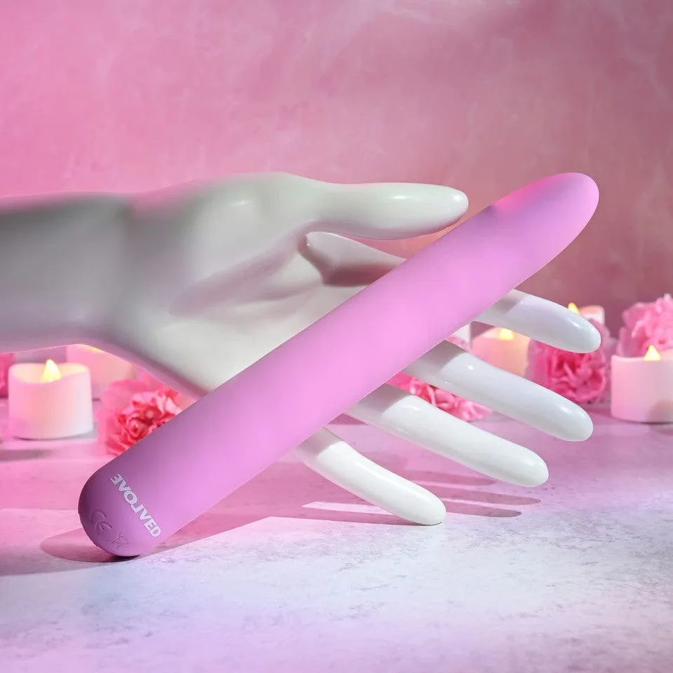 Evolved - Carnation Vibrating Dildo Vibrator (Pink)