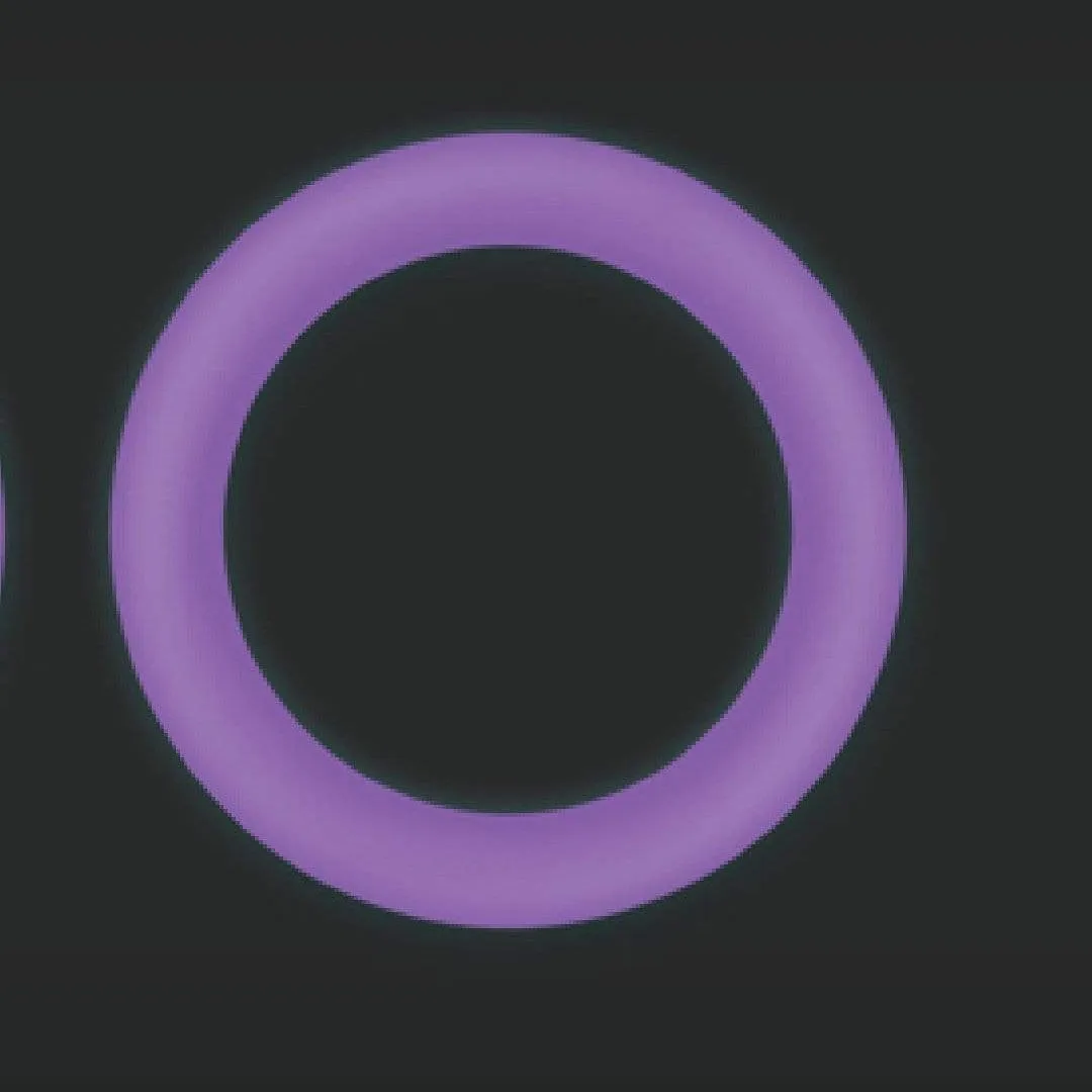 Firefly Glow In the Dark Cock Ring - Medium