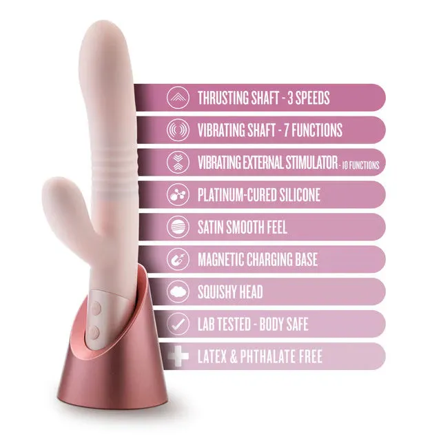 Fraya Thrusting Vibrator by Blush Novelties