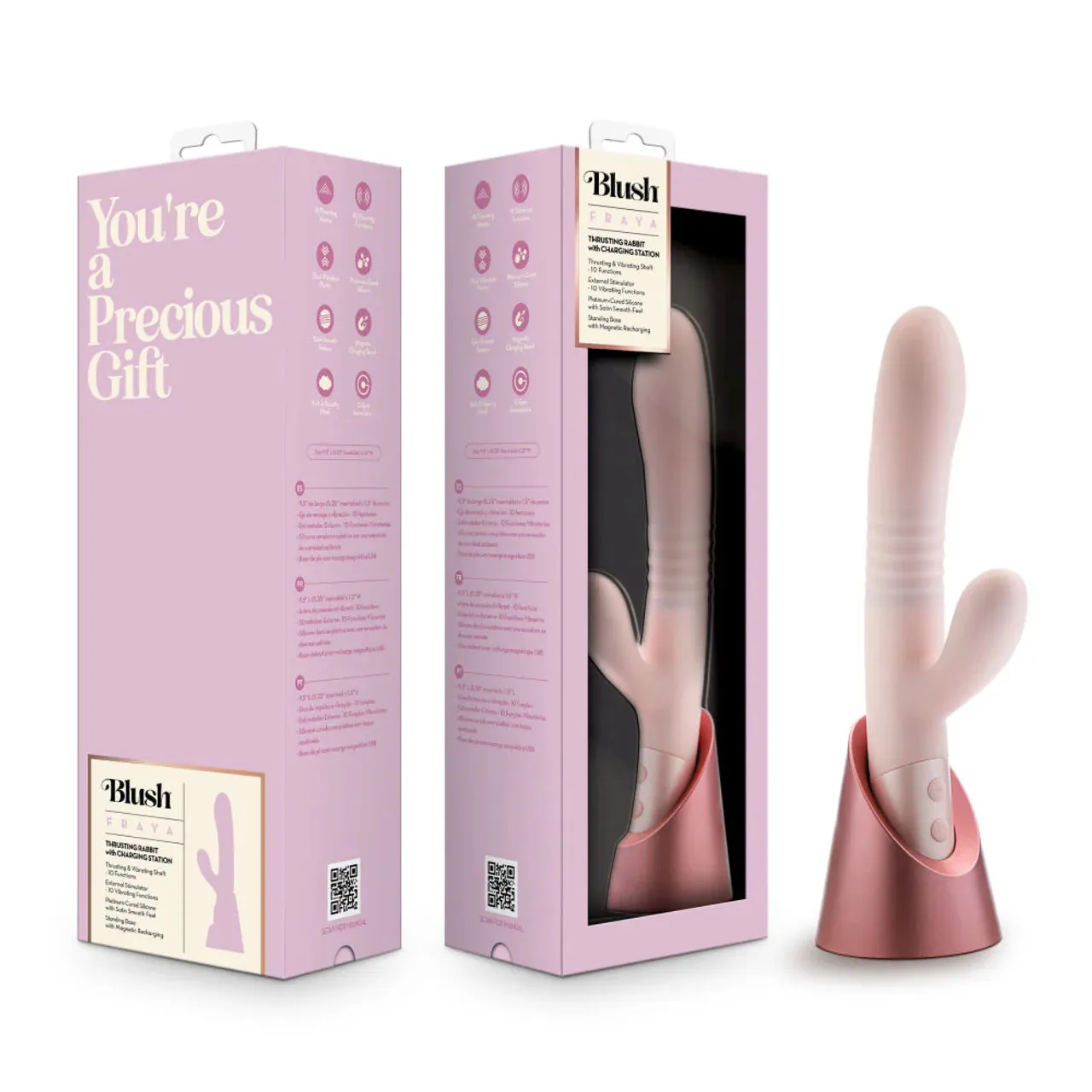 Fraya Thrusting Vibrator by Blush Novelties
