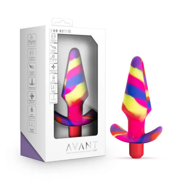 Free Spirit Vibrating 10 Function Silicone Butt Plug