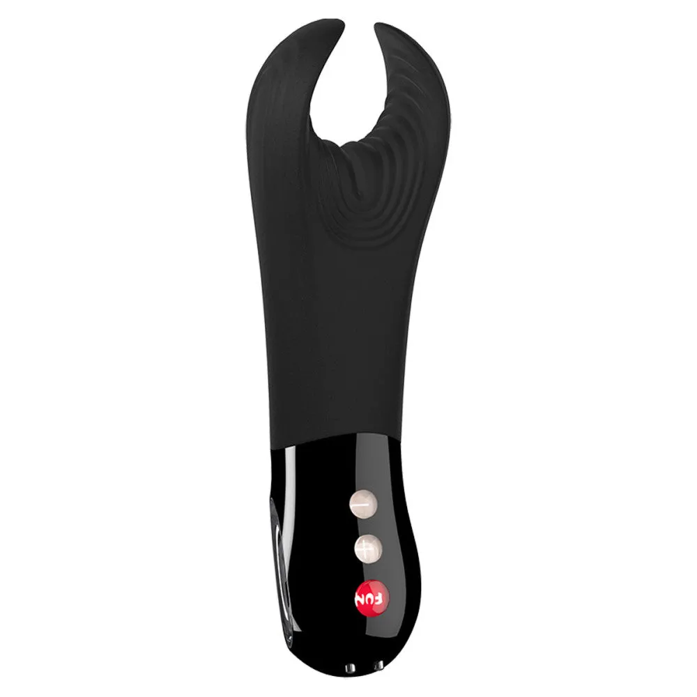 Fun Factory Manta Vibrating Penis Stroker - Black