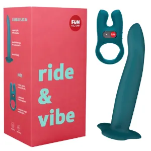 Fun Factory Ride & Vibe Cock Ring   Dildo Kit