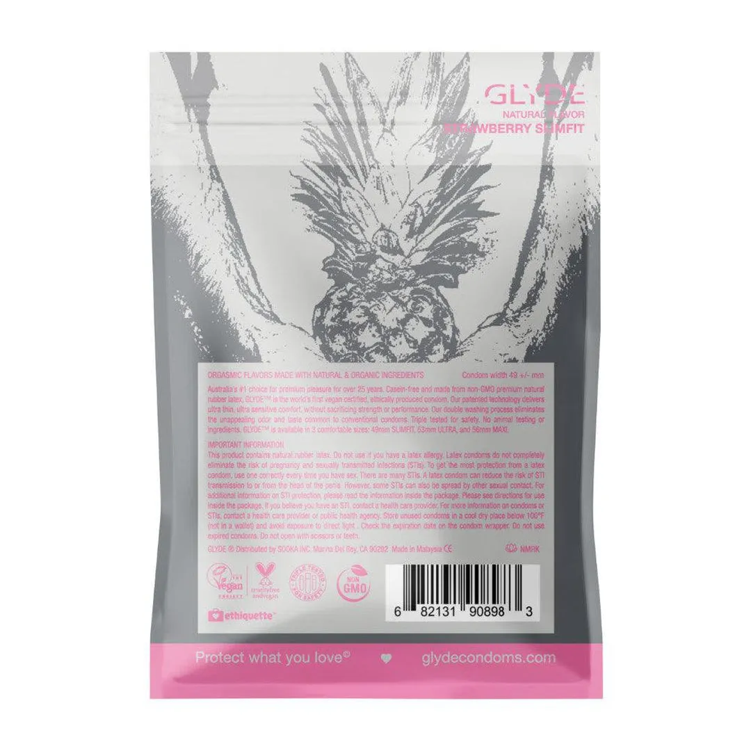 Glyde SlimFit Small Size Condoms