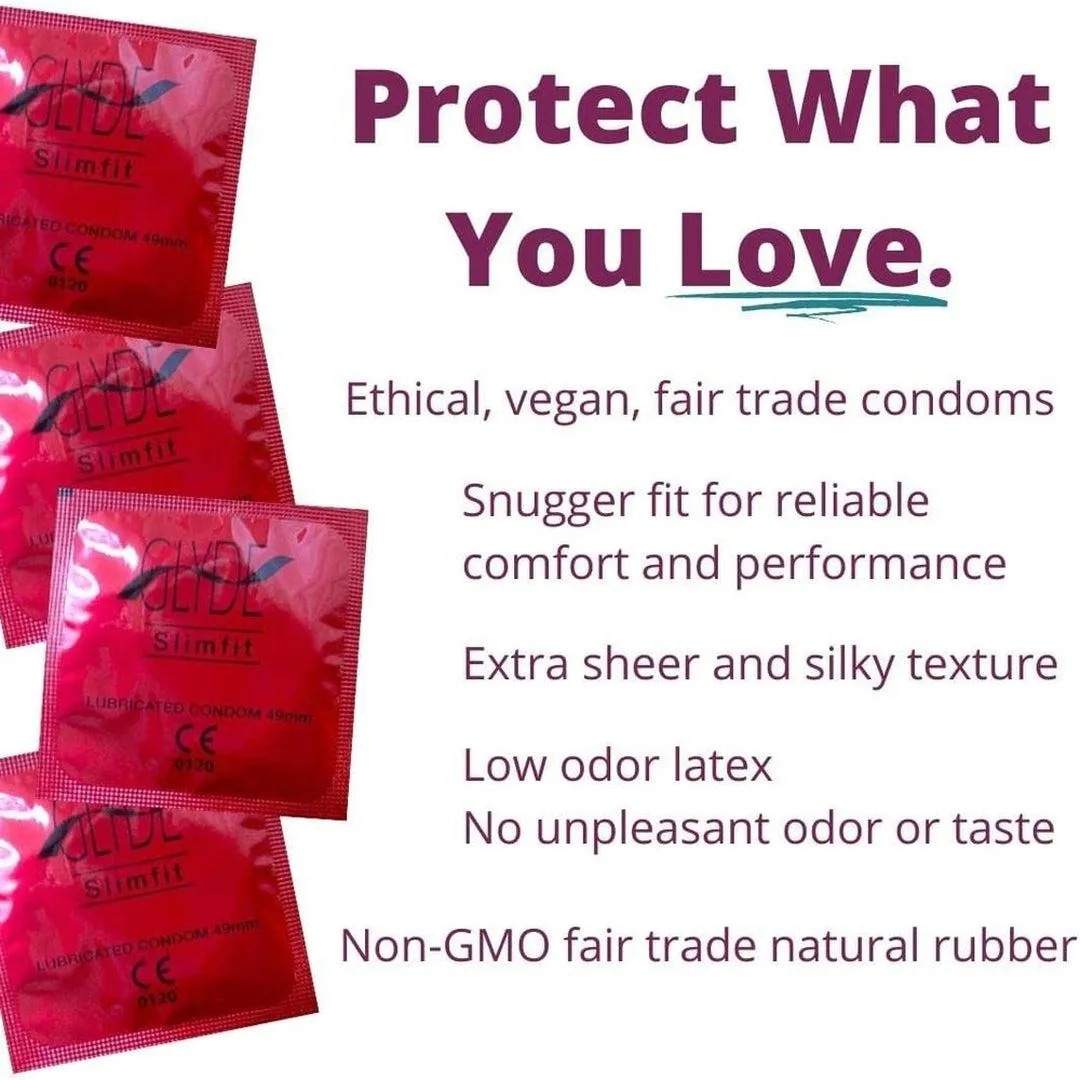 Glyde SlimFit Small Size Condoms