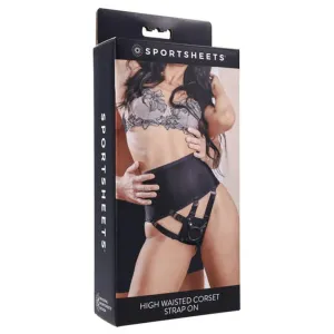 High Waisted Corset Strap On by Sportsheets
