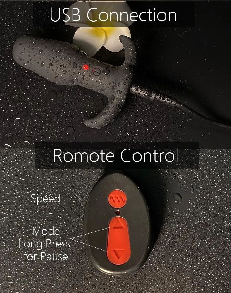 HOTBOY Automatic Electric Remote Control Small Anal Plug Prostate Vibrator