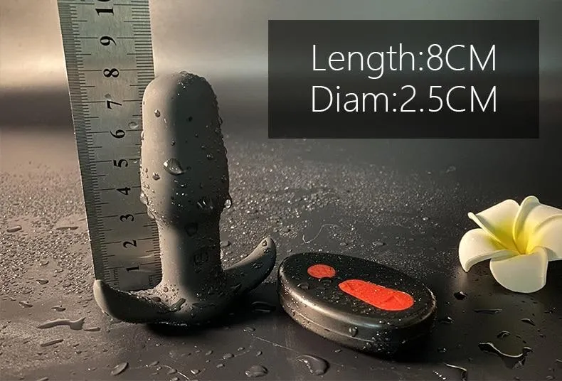HOTBOY Automatic Electric Remote Control Small Anal Plug Prostate Vibrator