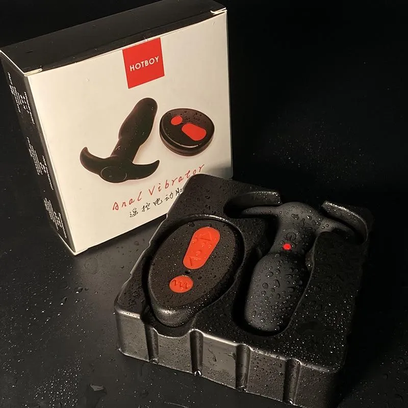 HOTBOY Automatic Electric Remote Control Small Anal Plug Prostate Vibrator