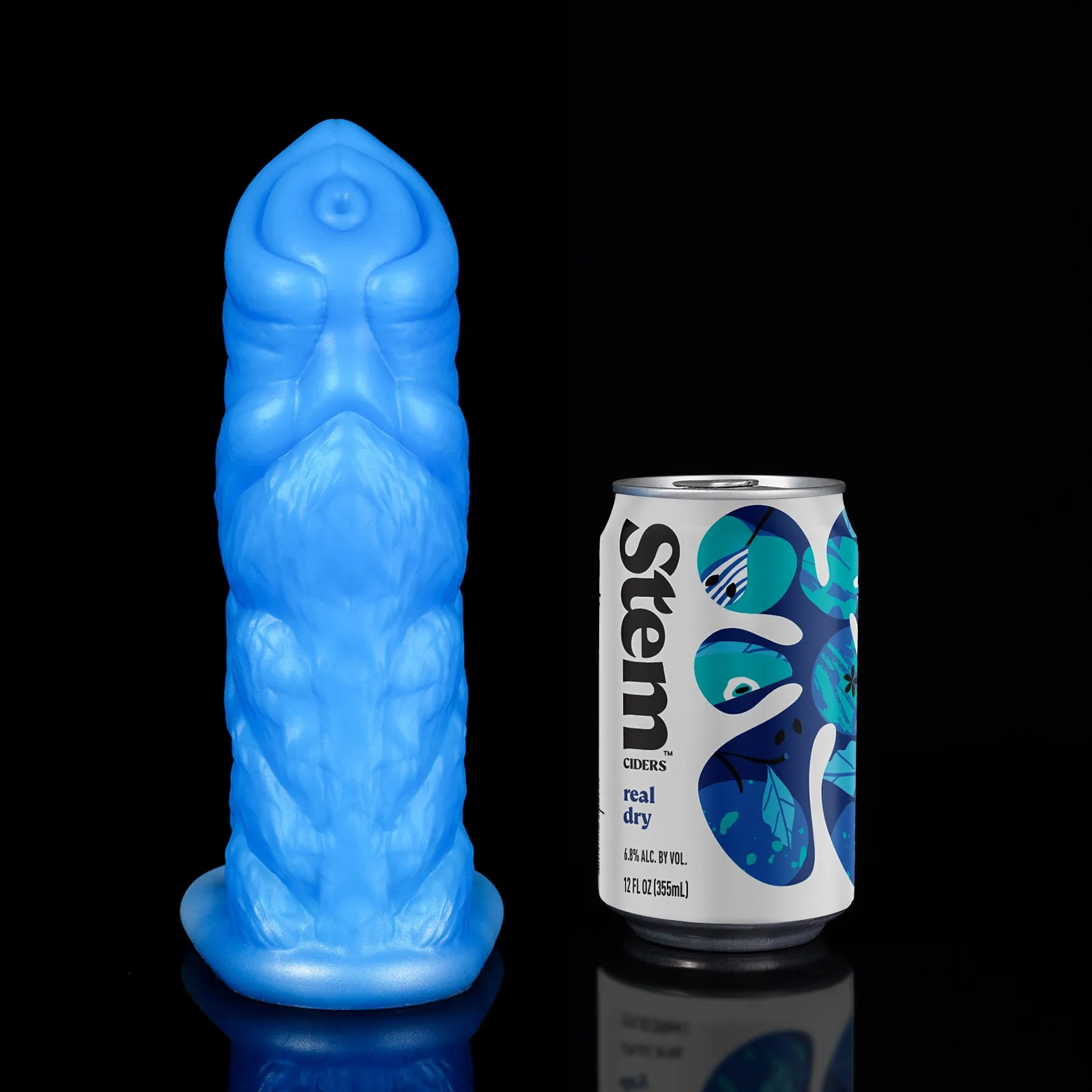 Huge Life Size Penis Sleeve Enlarger - Ebony Monsterdildo Cock Ring Delay Ejaculation Sex Toy for Men
