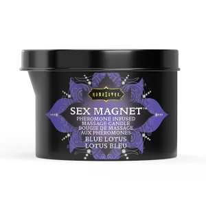 Ignite Massage Candle Sex Magnet Blue Lotus by Kama Sutra