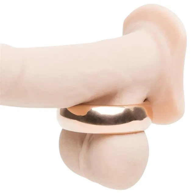 Inel pentru penis FIFTY SHADES FREED I want you now. din oțel rigid. rezistent la apă. culoare auriu