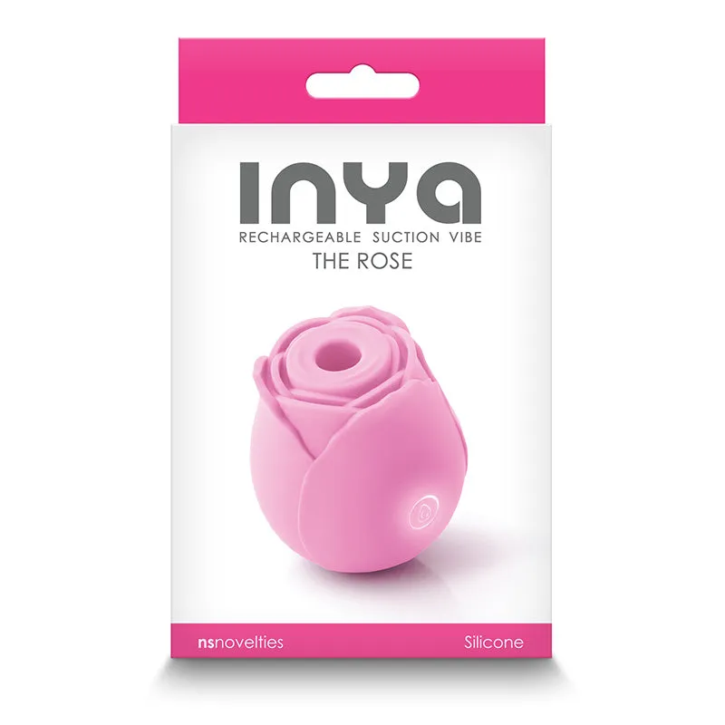 Inya Rechargeable Suction Vibrator The Rose by NS Novelties