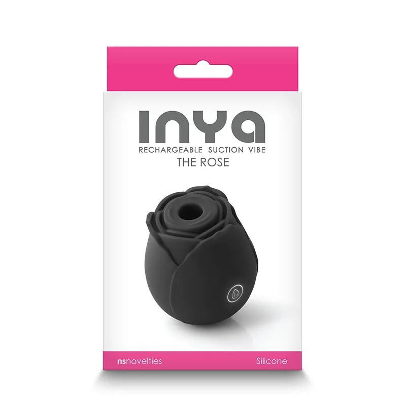 Inya Rechargeable Suction Vibrator The Rose by NS Novelties