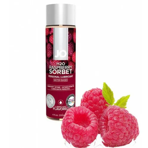 Jo Raspberry Sorbet Flavored Water Based Lube 120 ml