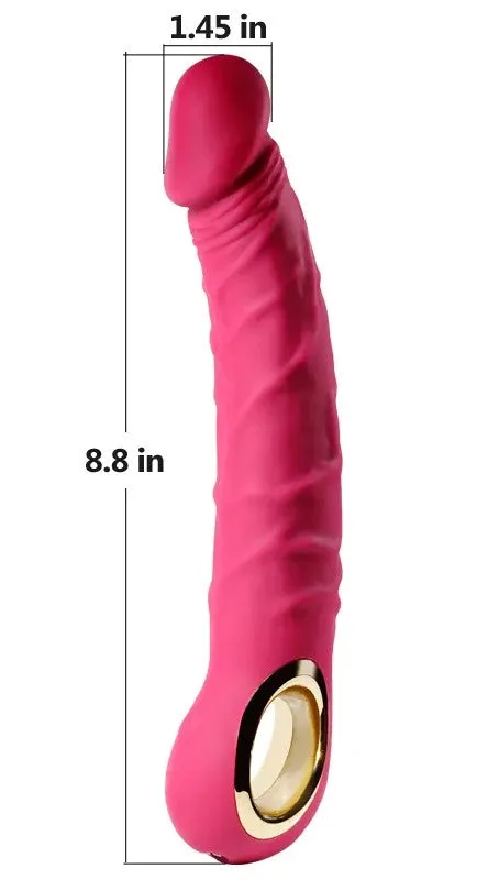 Jump-O Luxurious Slim G-spot Vibrator | 10 Functions | Silent  | Pink | USB