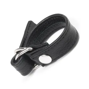 Leather D Ring Adjustable Cock Ring