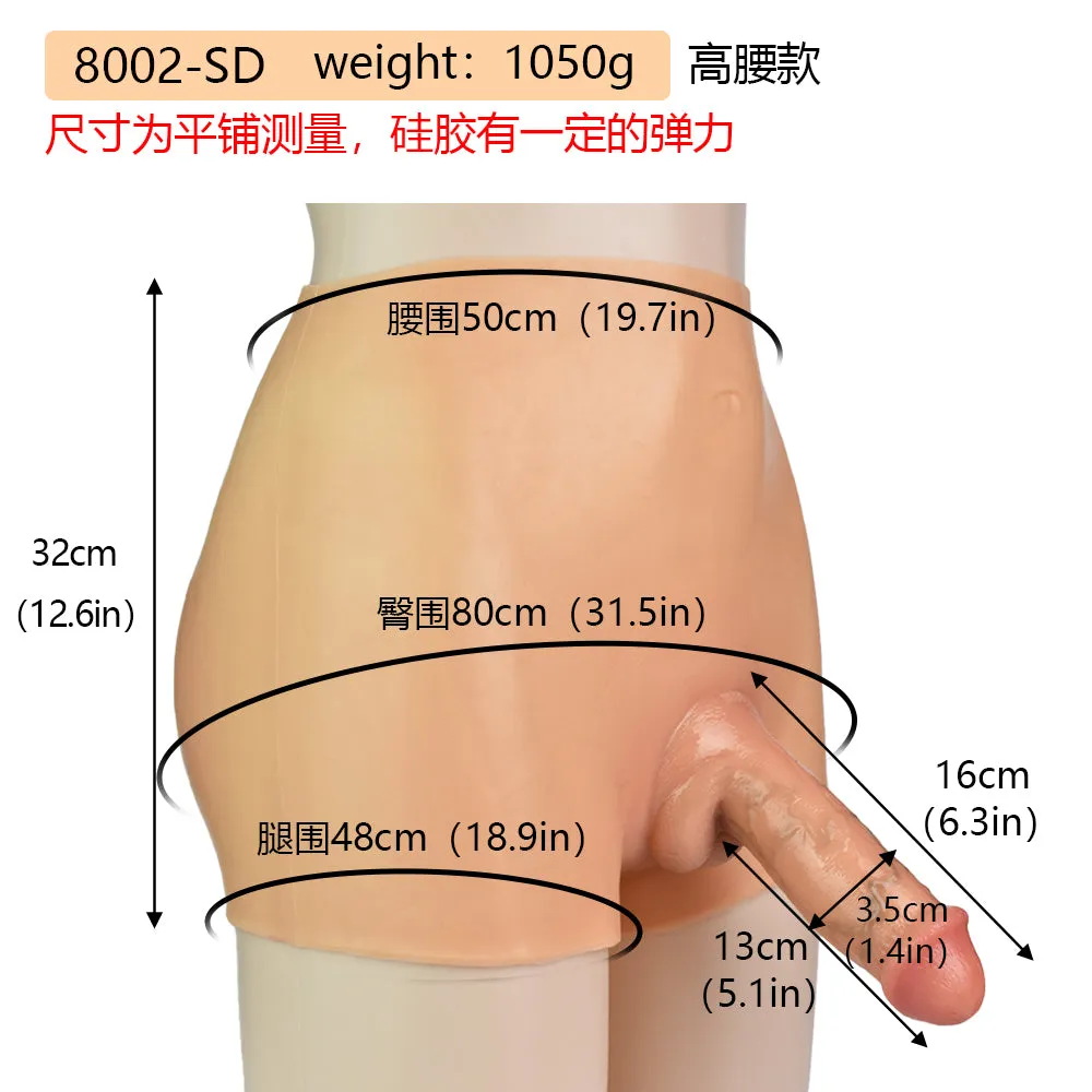 Lesbian Strapon Girthy Lifelike Dildo - Big Glans Realistic Sex Toys for Women Strap On Play