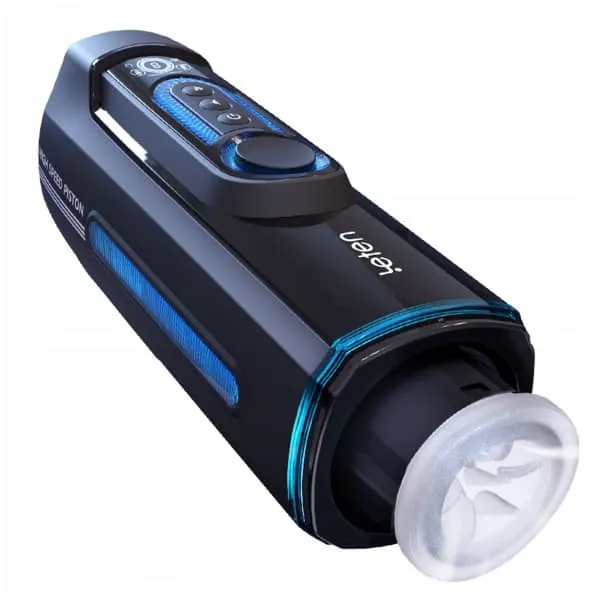 Leten - High Speed Pistons X9 Fourth Generation Automatic Heating Masturbator (Blue)