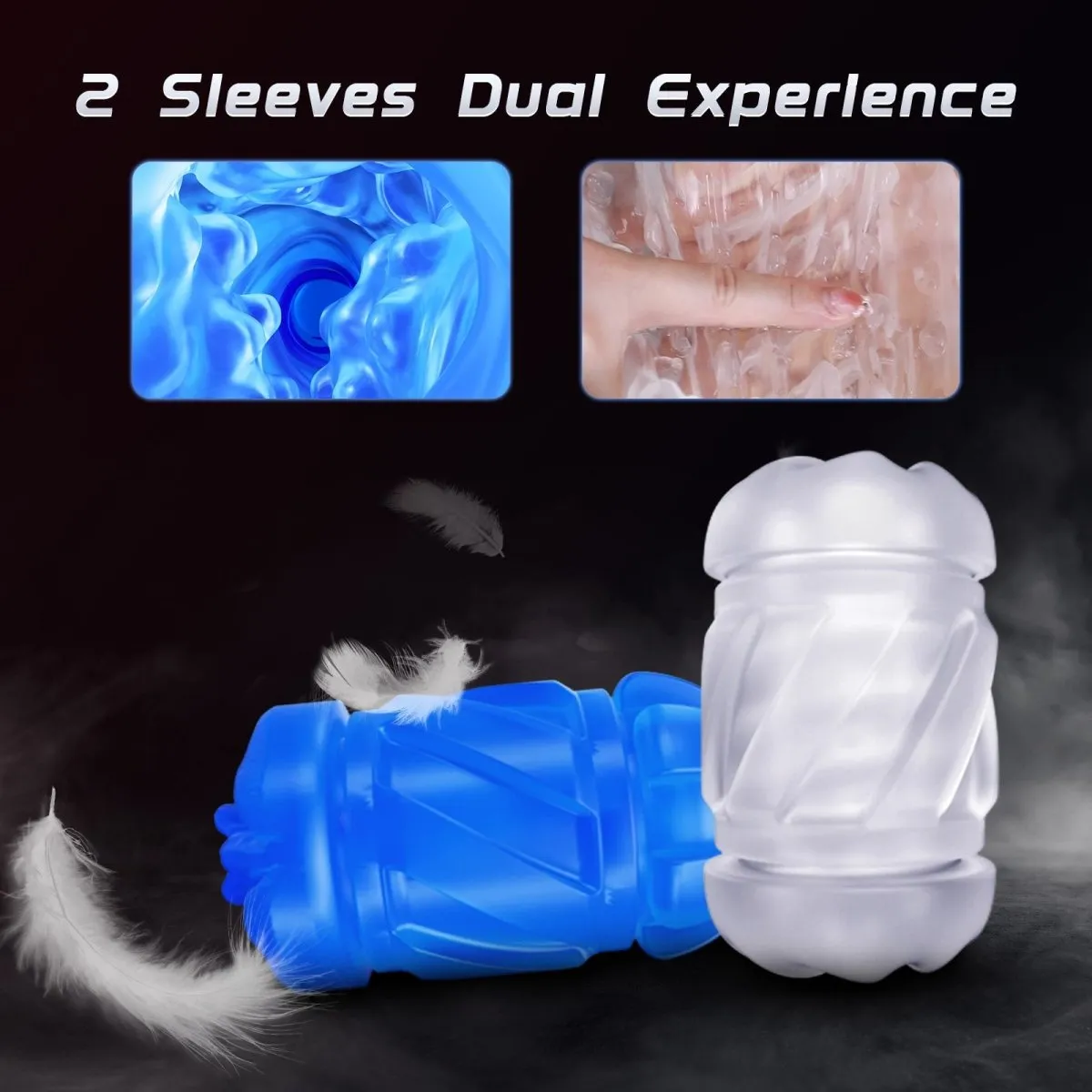 LETEN|Upgraded 12cm Ultra-Long Telescopic Male Masturbation Cup