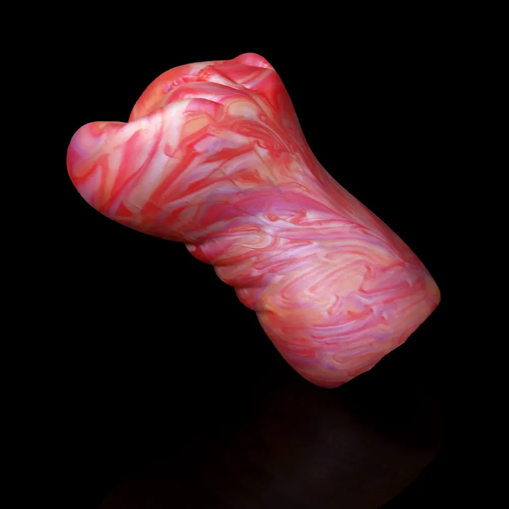 Lifelike Blood-toned Pussy Sex Toy for Men - Silicone Realistic Vagina Male Masturbator