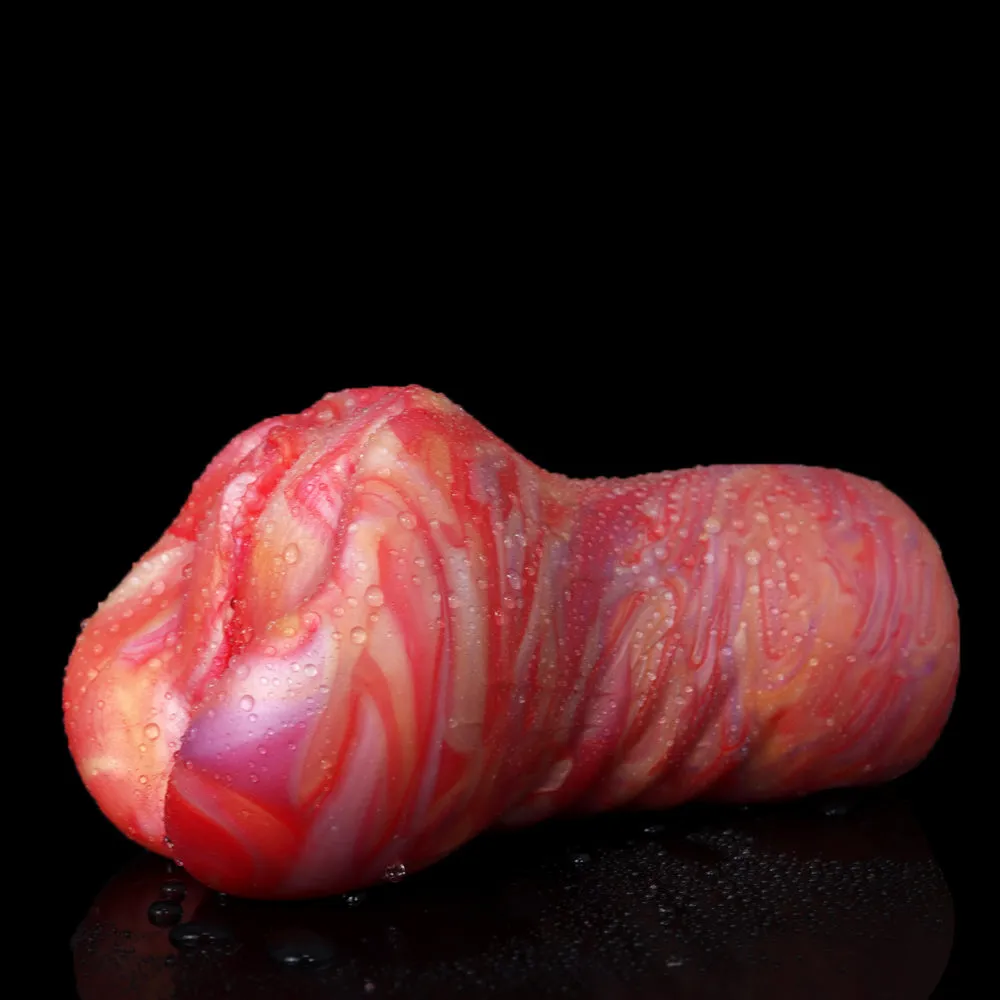 Lifelike Blood-toned Pussy Sex Toy for Men - Silicone Realistic Vagina Male Masturbator