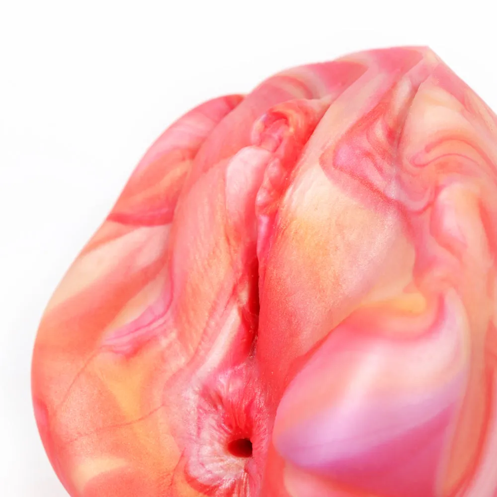 Lifelike Blood-toned Pussy Sex Toy for Men - Silicone Realistic Vagina Male Masturbator