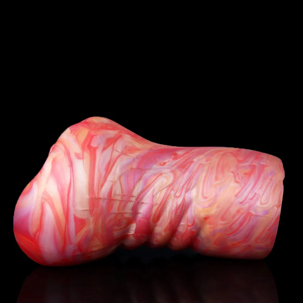 Lifelike Blood-toned Pussy Sex Toy for Men - Silicone Realistic Vagina Male Masturbator