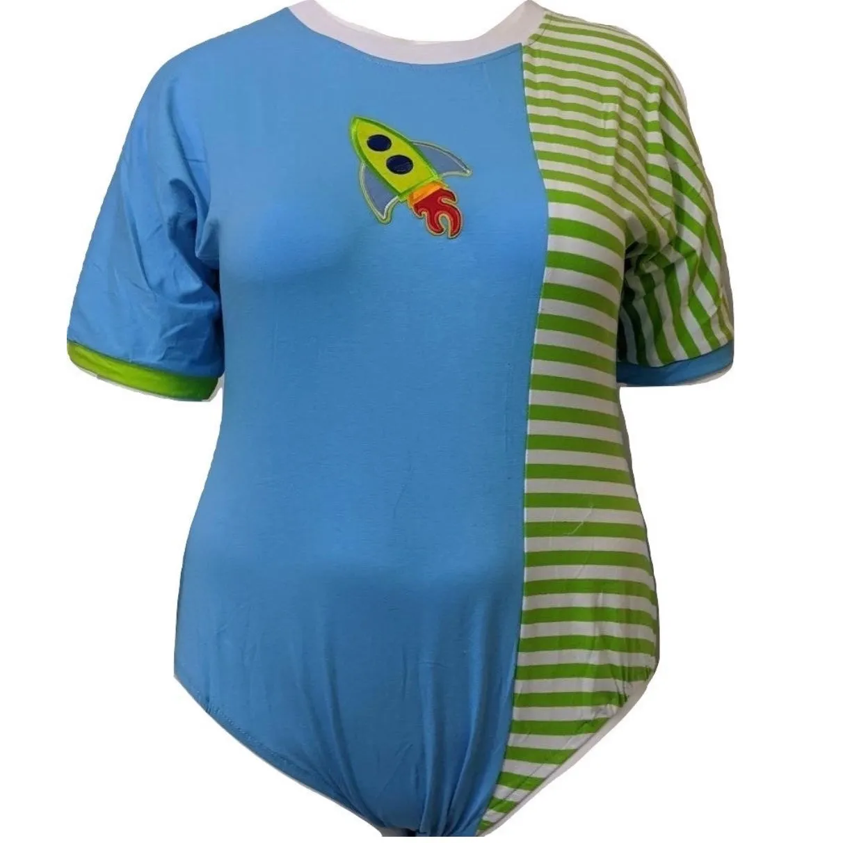 Lil Rocket Ship Cotton Bodysuit