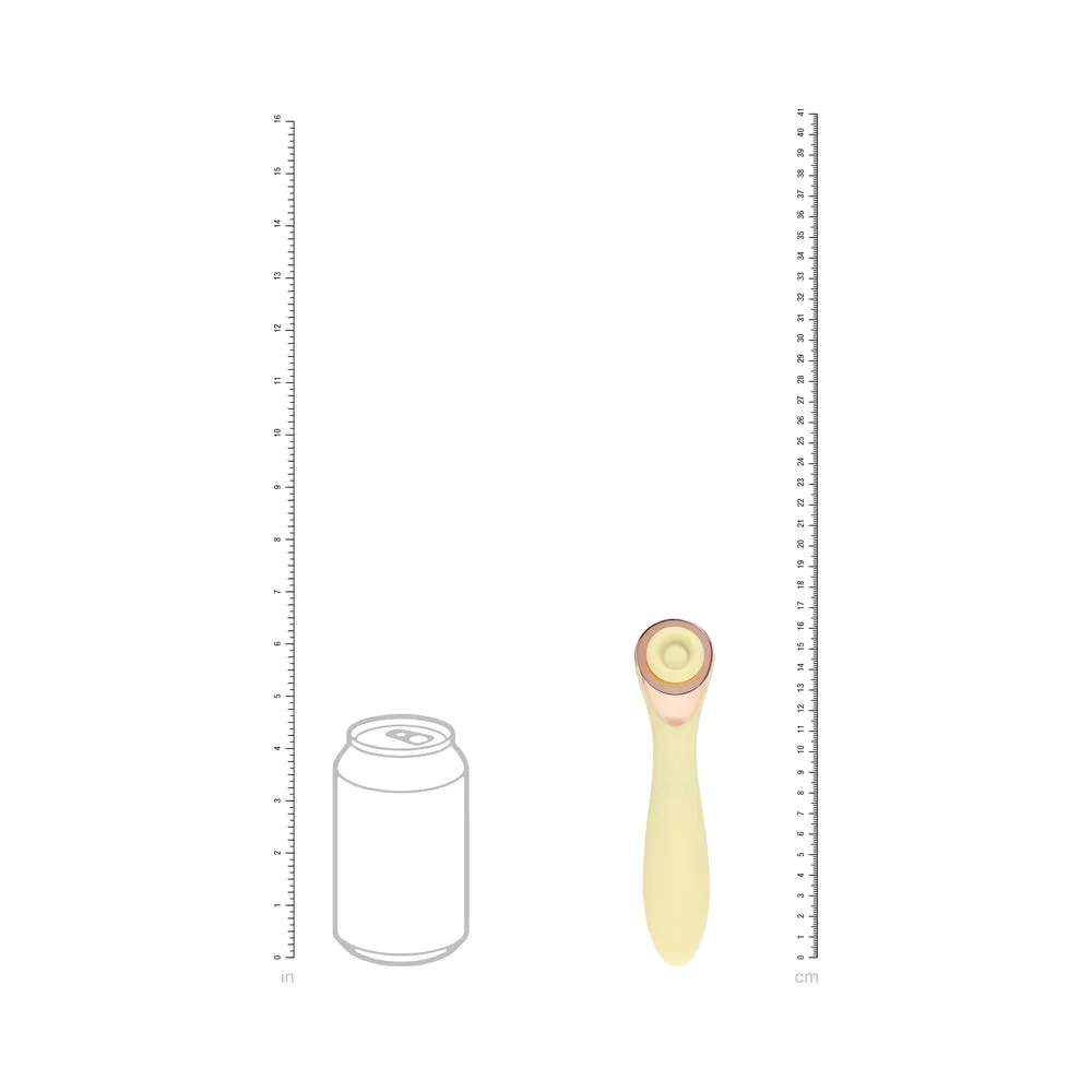 LoveLine Darling AirTapTech Rechargeable Vibrator Yellow