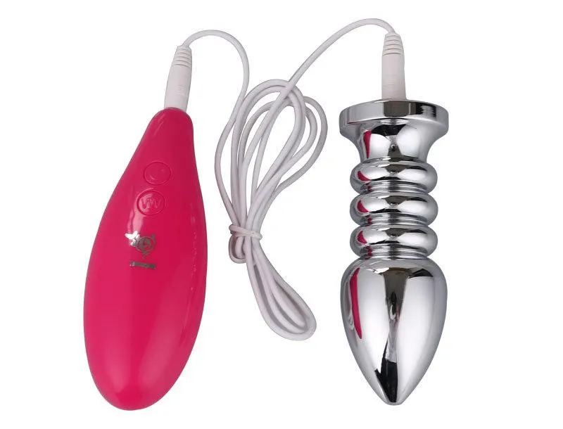 Lovemesex Large Steel Butt Plug Vibration 3.9 Inch with 10 Modes
