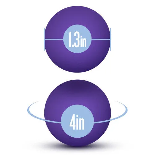 Luxe Double O Kegel Balls 40 grams Purple