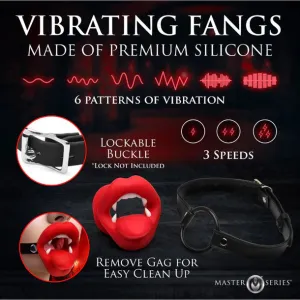 Master Series Vampire Vibrating Mouth Gag by XR