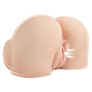 Masturbator PDX ELITE Back That Ass Up. în formă de fund. simulare vaginală și anală. cu 12 funcții de vibrație. 6 funcții de aspirare