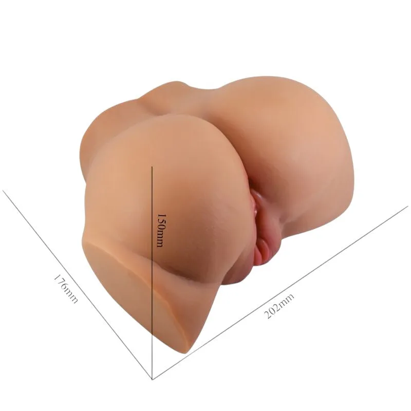 Masturbator realistic PRETTY LOVE Crazy Bull Emilia. simulare vaginală și anală cu textură realistică. funcții multiple de vibrație